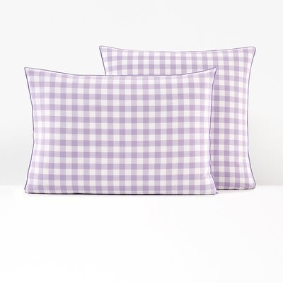 Fronha de almofada, em algodão, 144 fios, Veldi violeta LA REDOUTE INTERIEURS