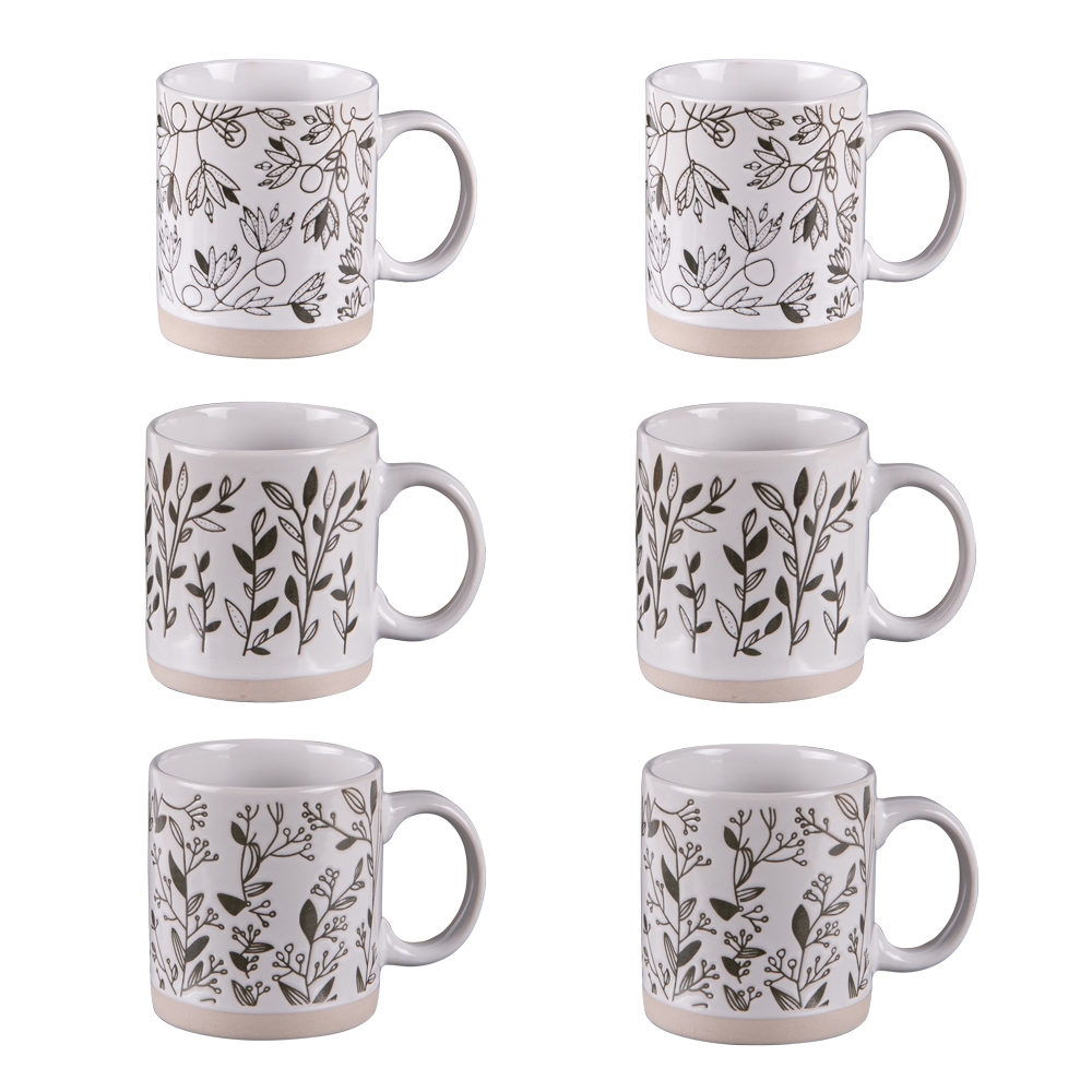 Coffret de 6 tasses Bucolique 18 cl - BUCOLIQUE, TABLE PASSION