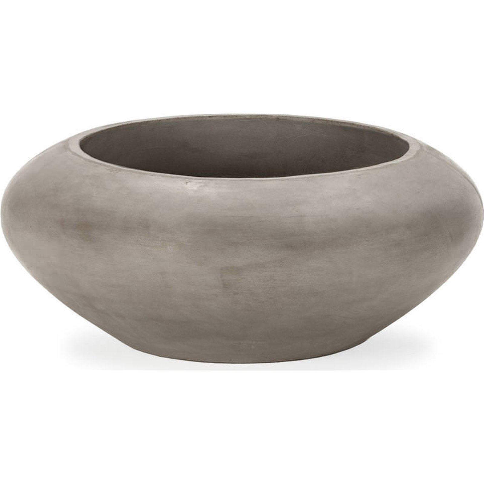 Cache-pot rond en ciment, RECOLLECTION