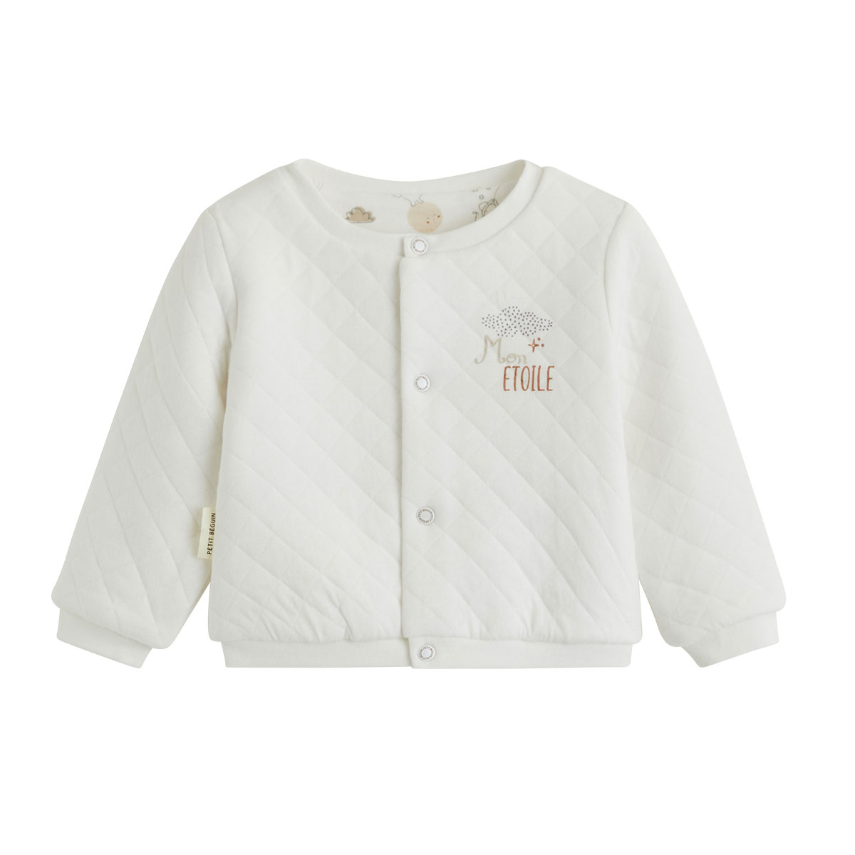 Gilet bébé en molleton Eliah, PETIT BEGUIN