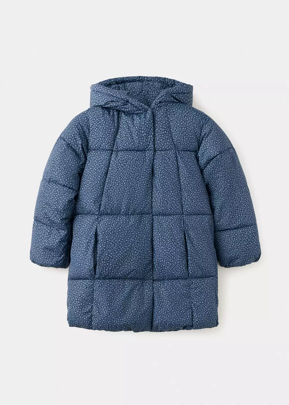 Anorak matelassé à fleurs, MANGO KIDS