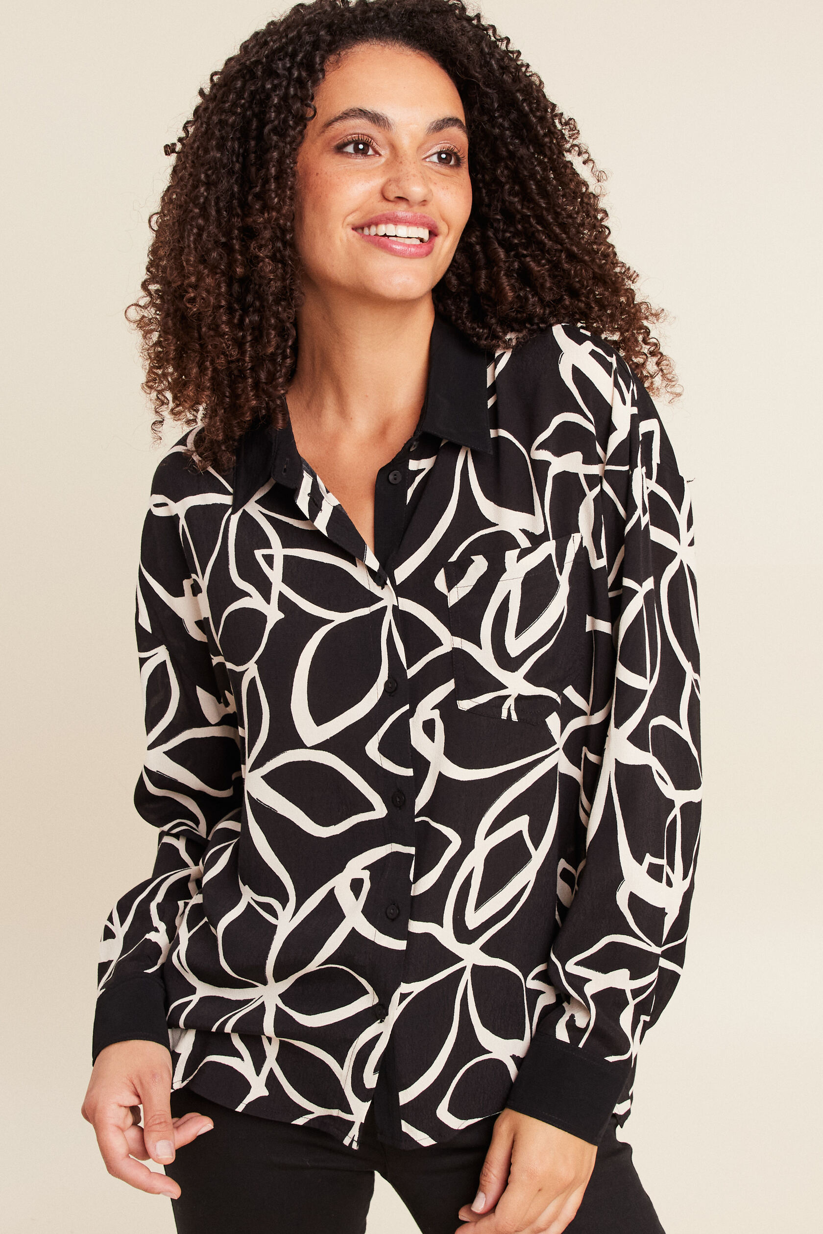 Chemise ample mi-longue manches longues, BREAL