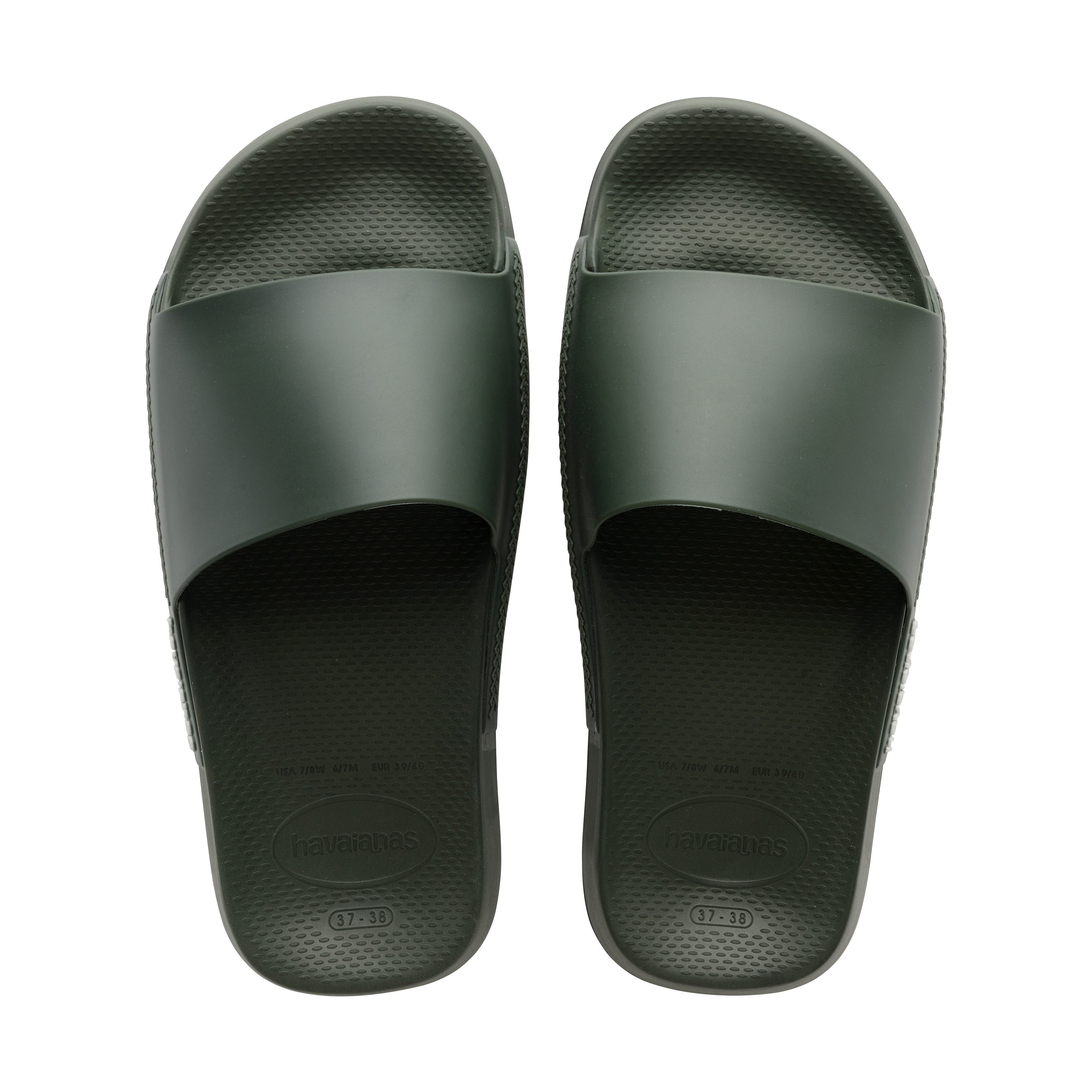Sandales a enfiler slide classic vert olive Havaianas La Redoute