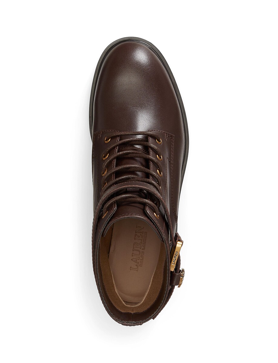Lauren Ralph Lauren Botines de piel con cordones ALLYSON — photo 4