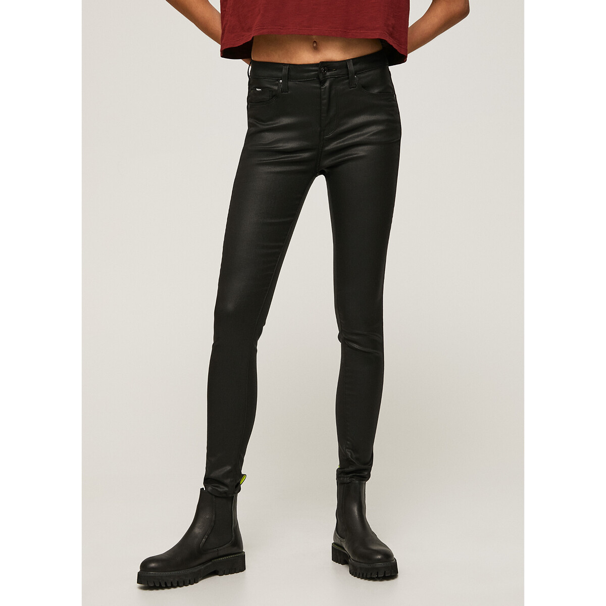 Regent Skinny Trousers with High Waist