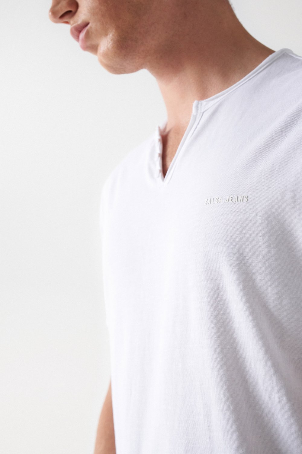 T-Shirt Salsa Avec Ouverture Dans Le Dos - Femme Élégante Et Confortable