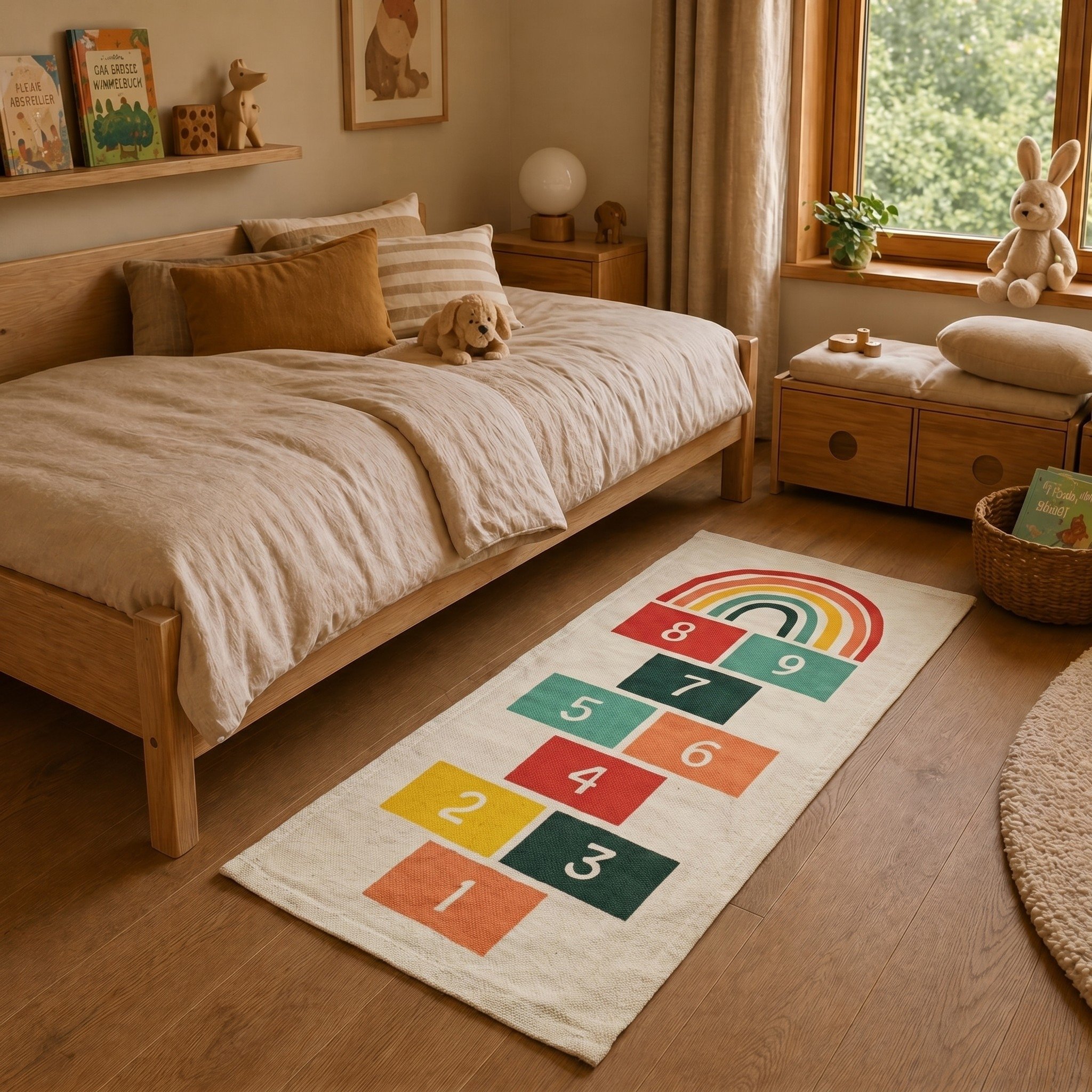 Tapis enfant lavable en coton marelle  KIDS MARELLE, THE DECO FACTORY