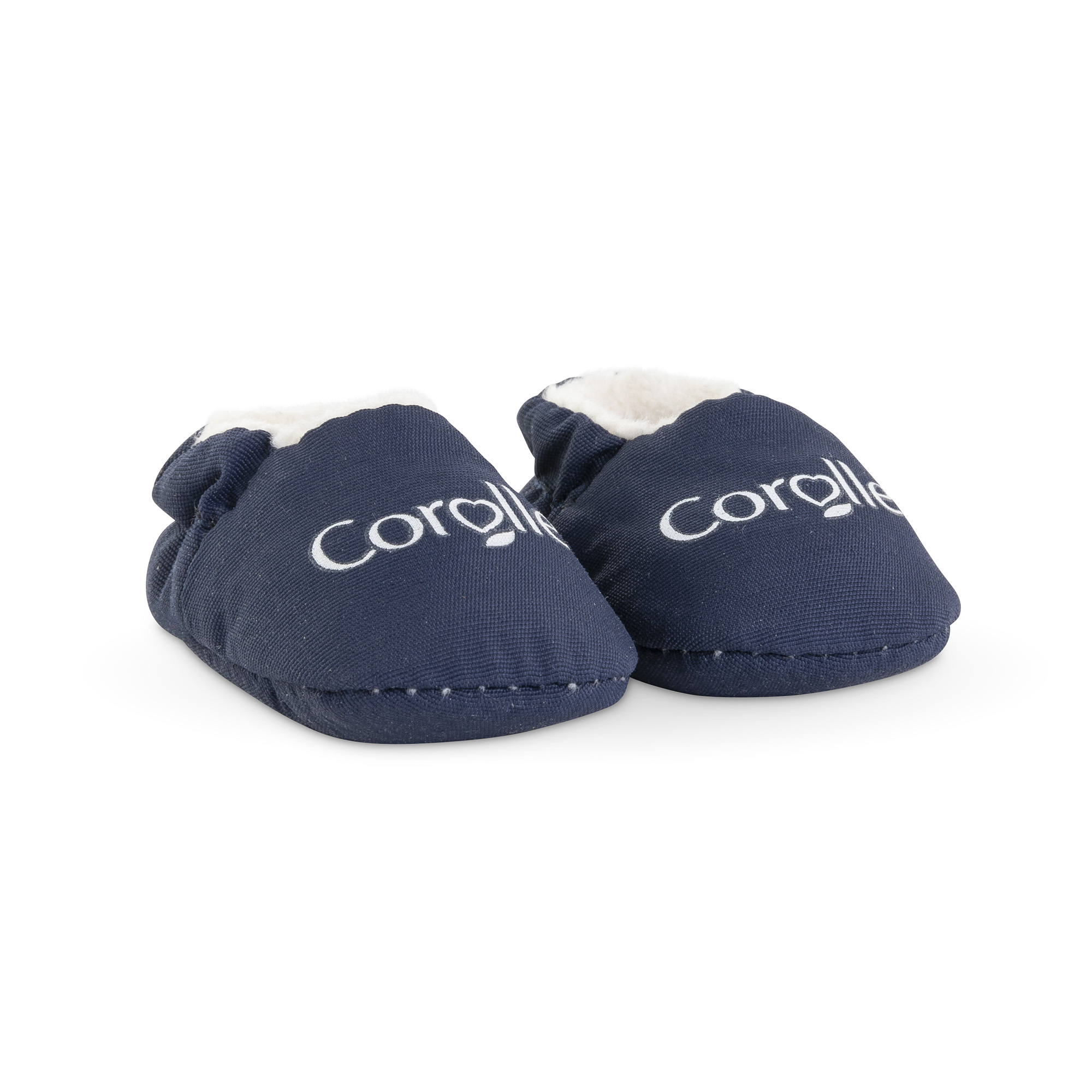 Chaussons Bleu Marine pour poupon 30 cm, COROLLE
