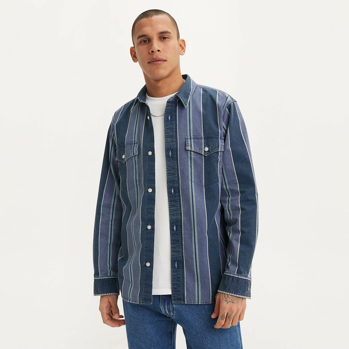 Chemise ample en twill rayé, LEVI'S