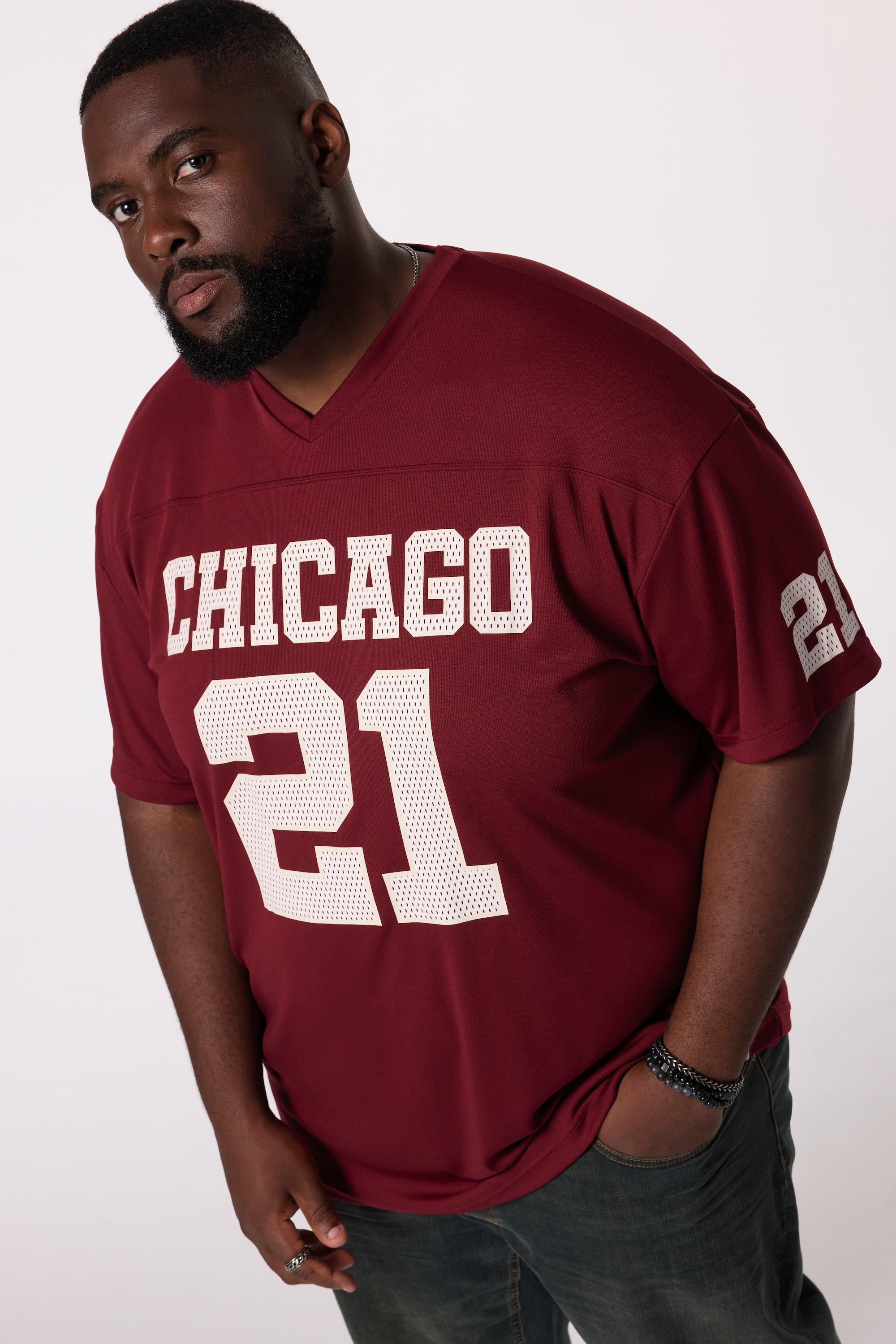 T-shirt en mesh, STHUGE