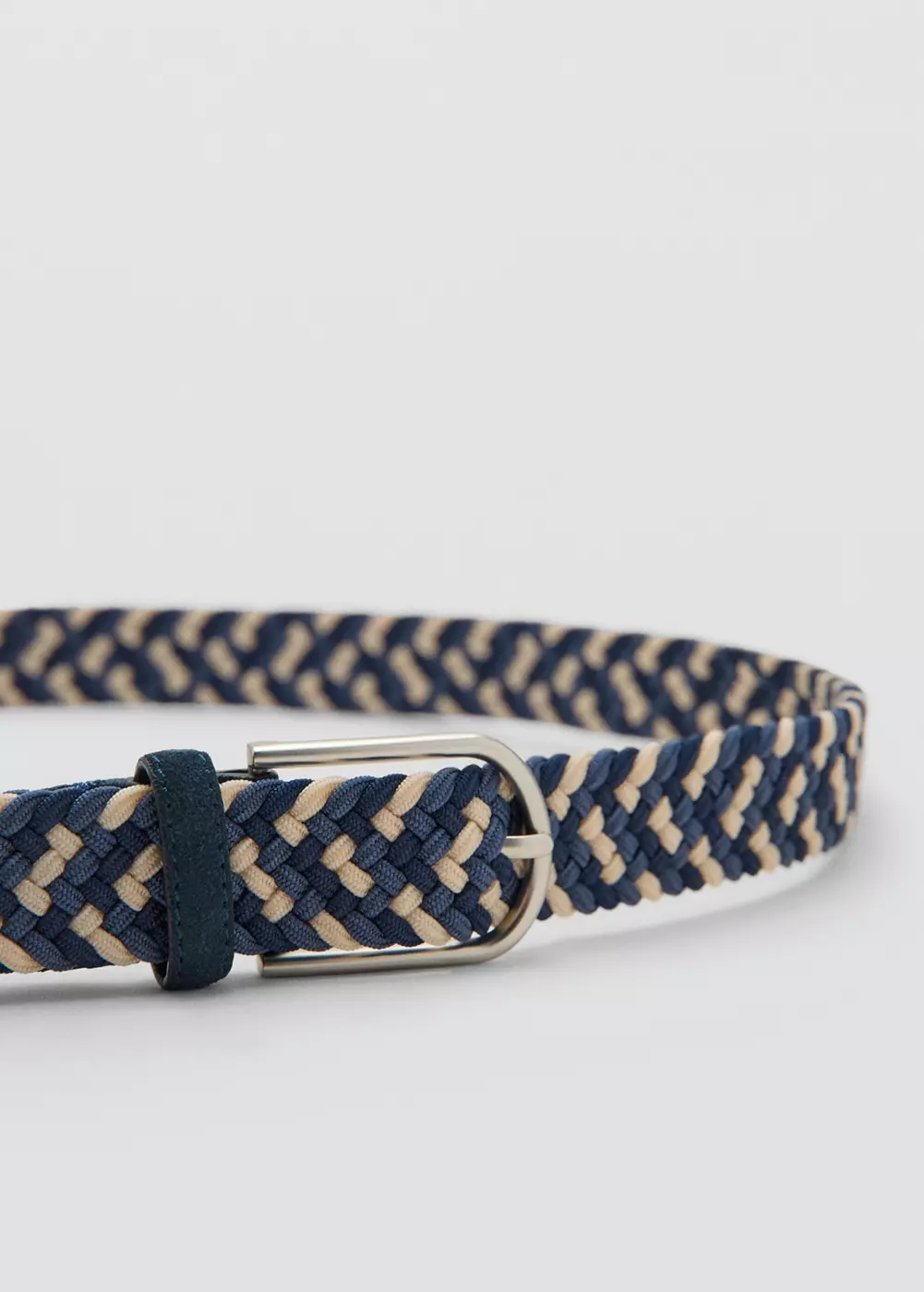 Ceinture élastique tressée couleurs, MANGO MAN
