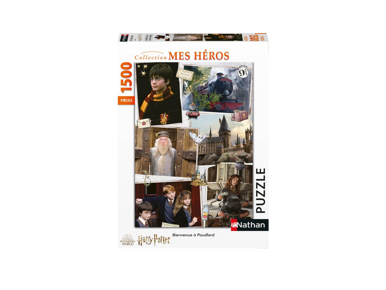 Puzzle Nathan 1500 pièces - BieNathanveNathanue à Poudlard / Harry Potter, NATHAN