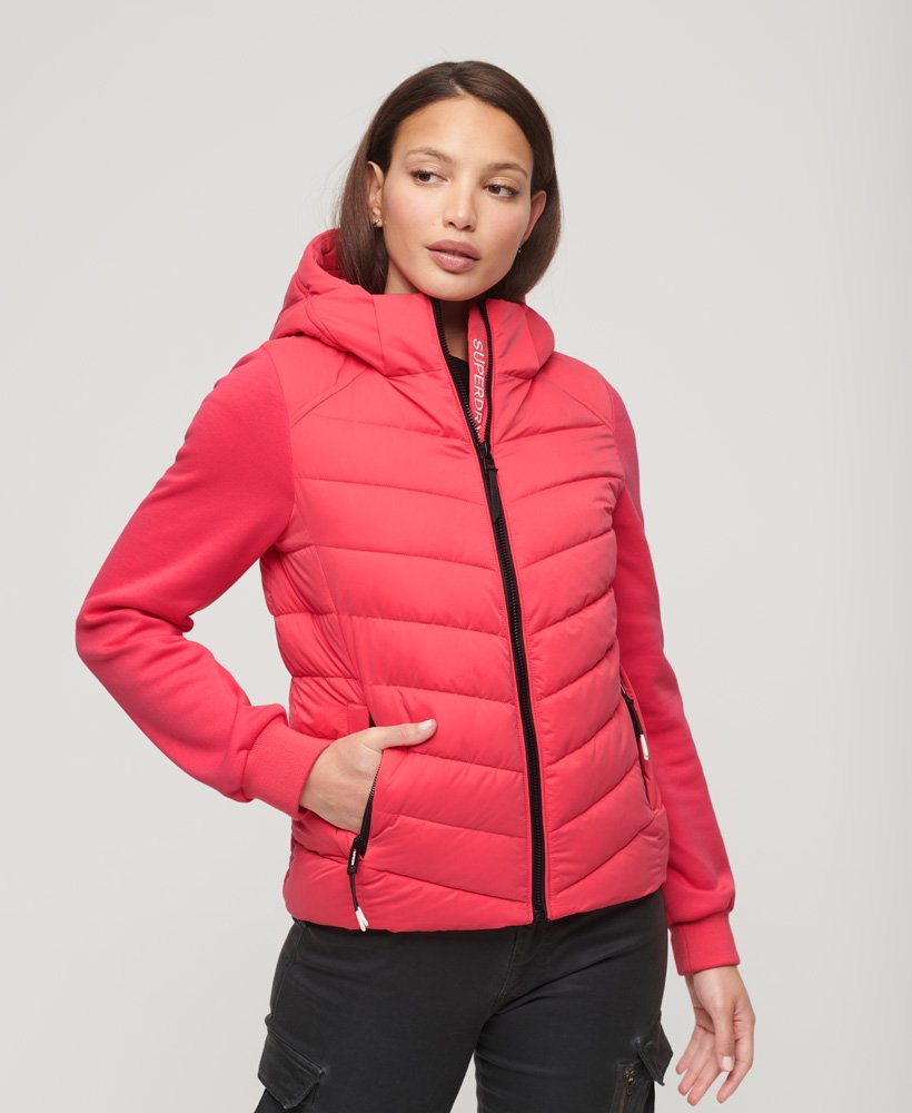 Veste à capuche matelassée Storm Hybrid, SUPERDRY