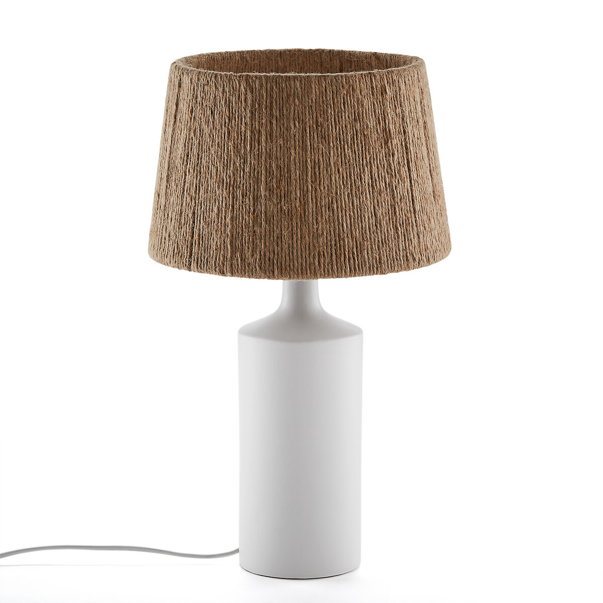 Lampe à poser céramique et chanvre, Yoru Lampe à poser céramique et chanvre, Yoru LA REDOUTE INTERIEURS