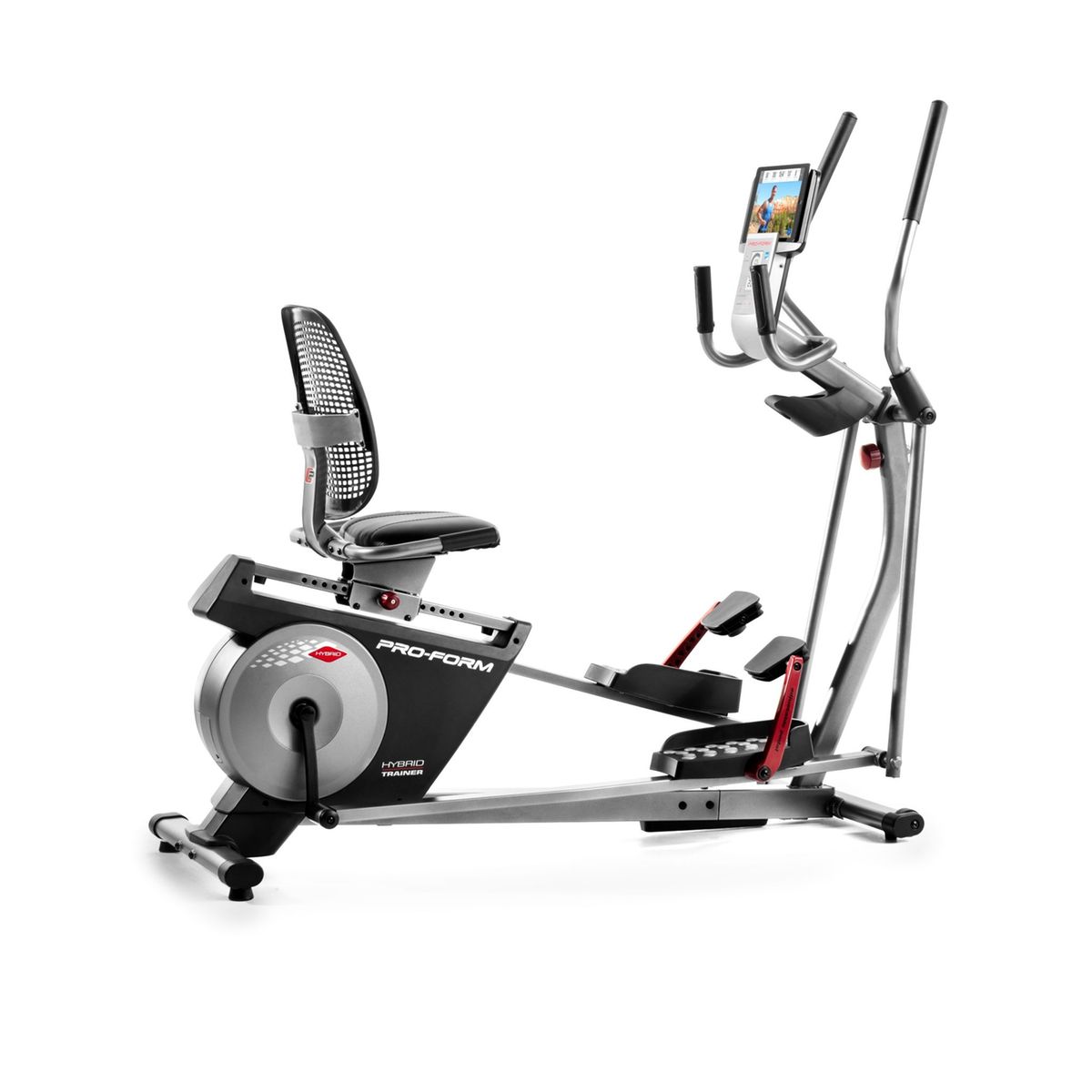 V lo d appartement hybrid trainer 2 en 1 gris clair Proform