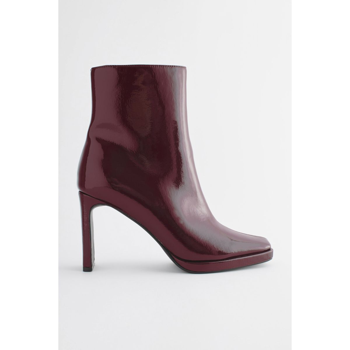 Bottine a hotsell talon rouge bordeaux