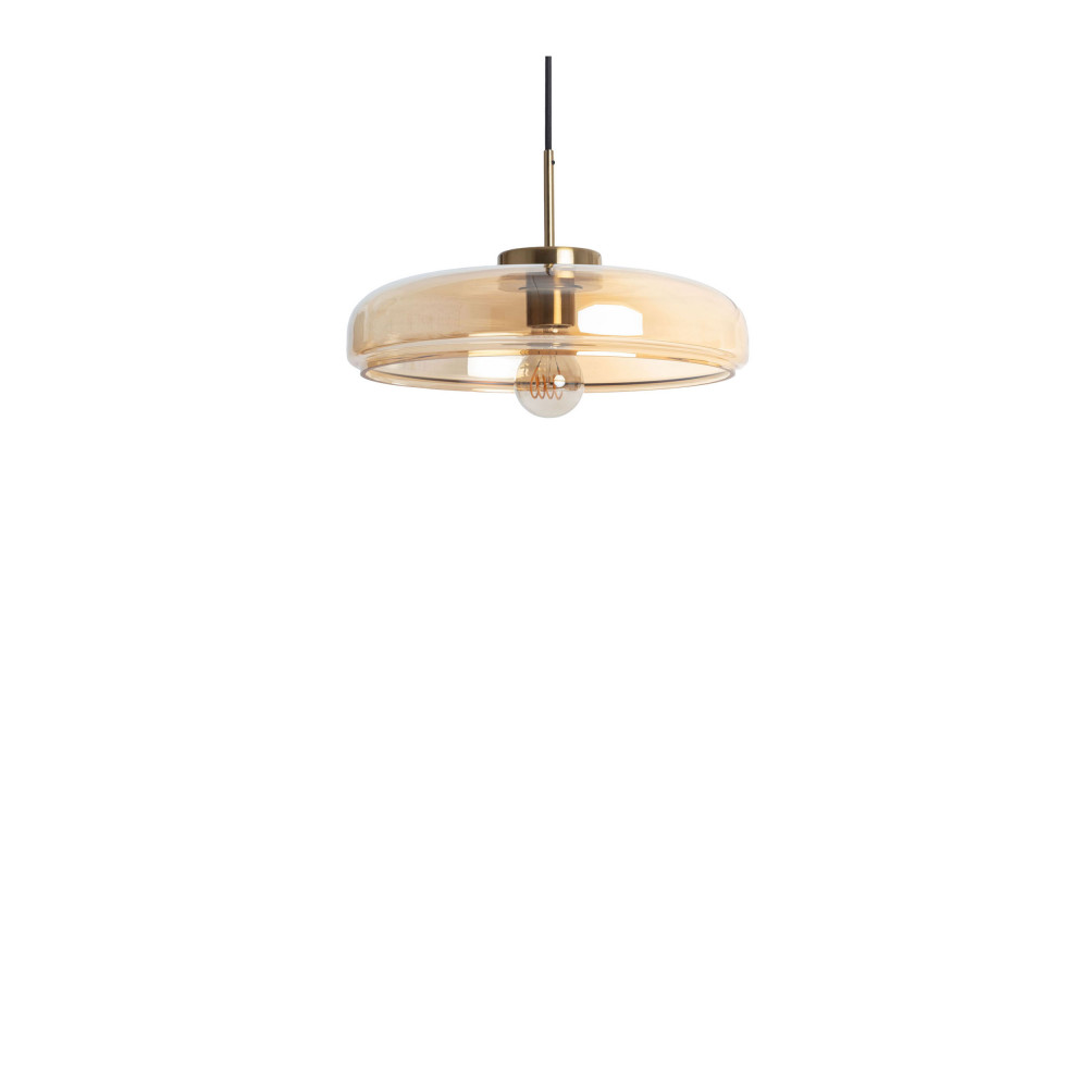 Suspension ronde en verre 34cm- NEYO, DRAWER