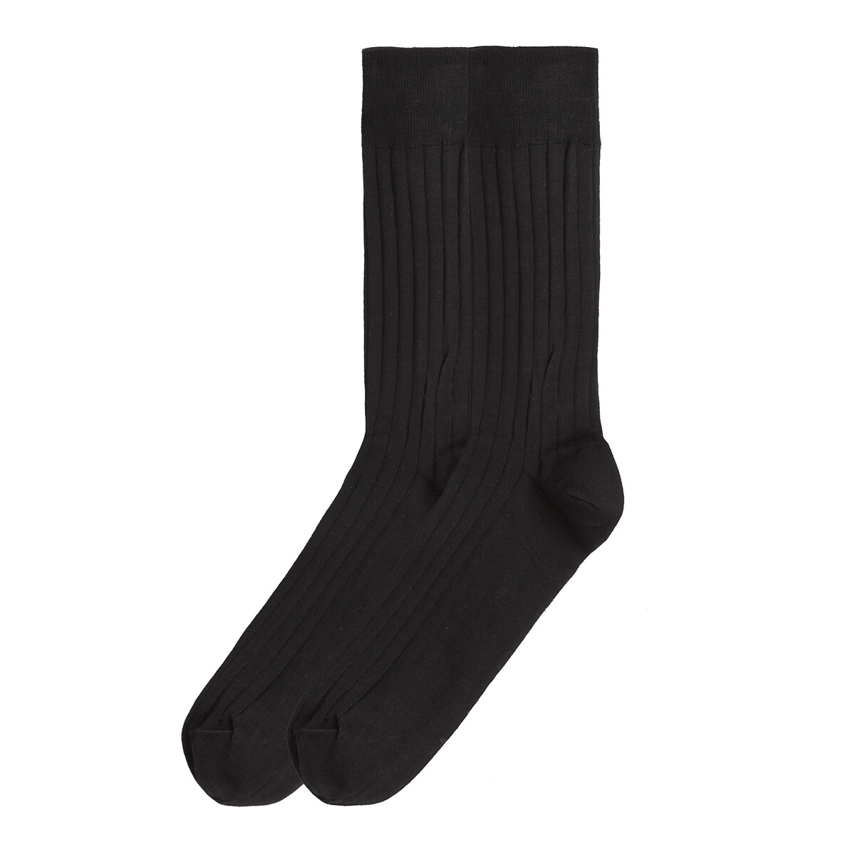 Image of Pack of 2 Pairs of Socks in Lisle Cotton Mix