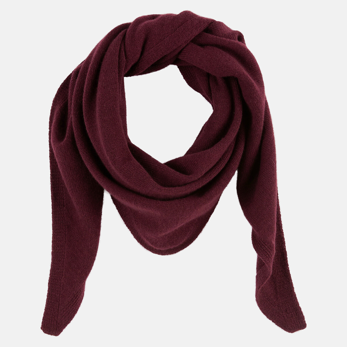 Écharpe mixte laine cachemire, fabriquée en France, LA REDOUTE COLLECTIONS