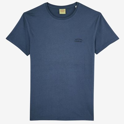 Logo Print T-Shirt in Organic Cotton with Short Sleeves OXBOW