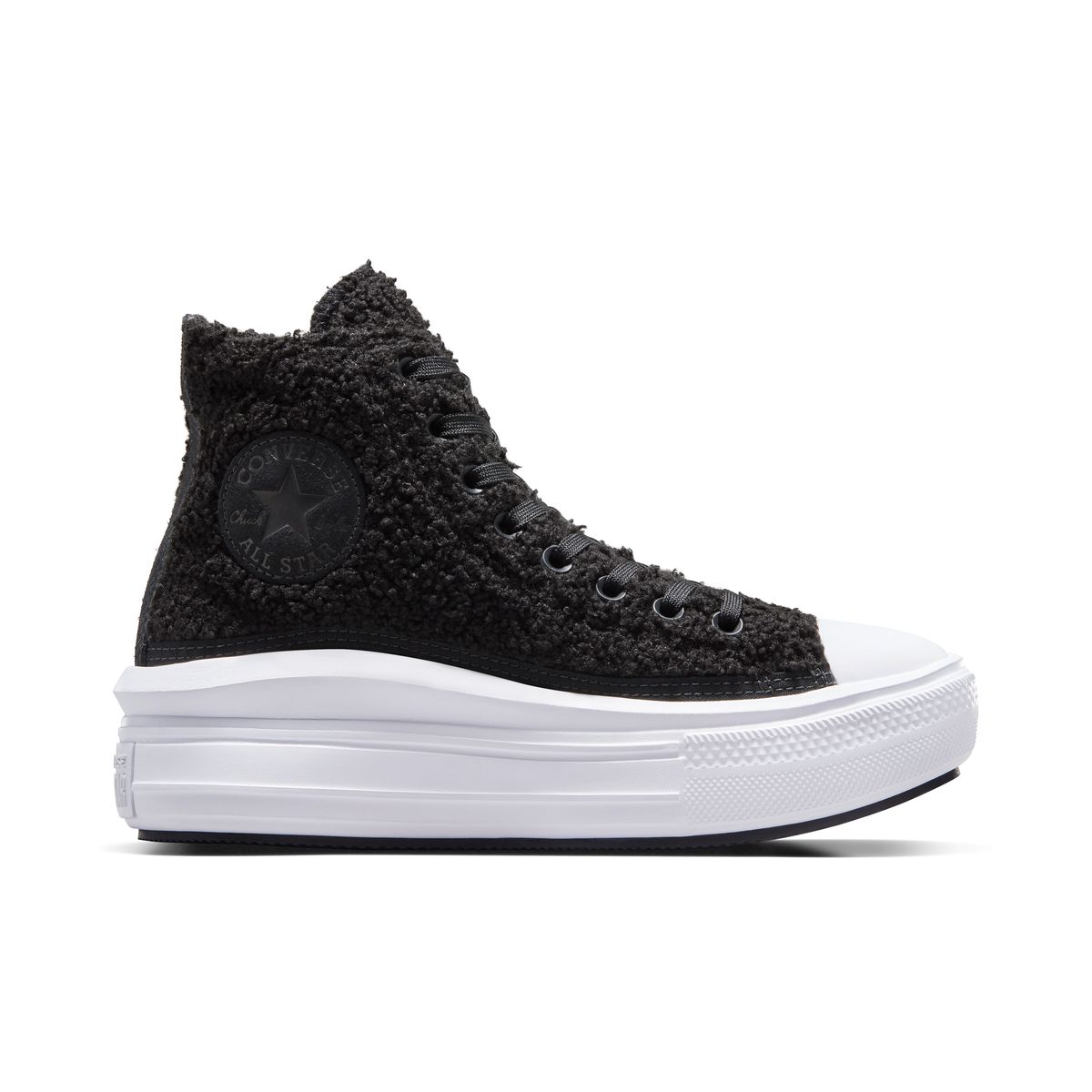 Converse plateforme noir hot sale