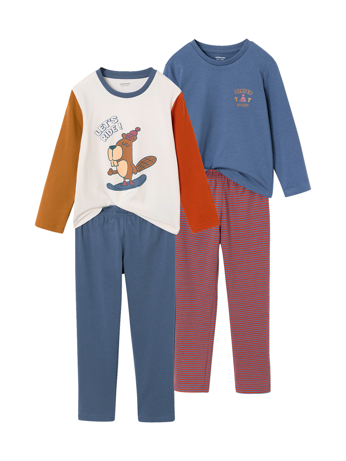 Lot de 2 pyjamas, VERTBAUDET