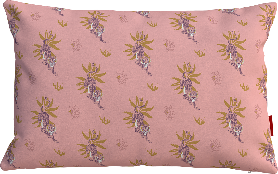 Housse de coussin extérieur, motif tigres, BENGALI, VENT DE BOHÈME