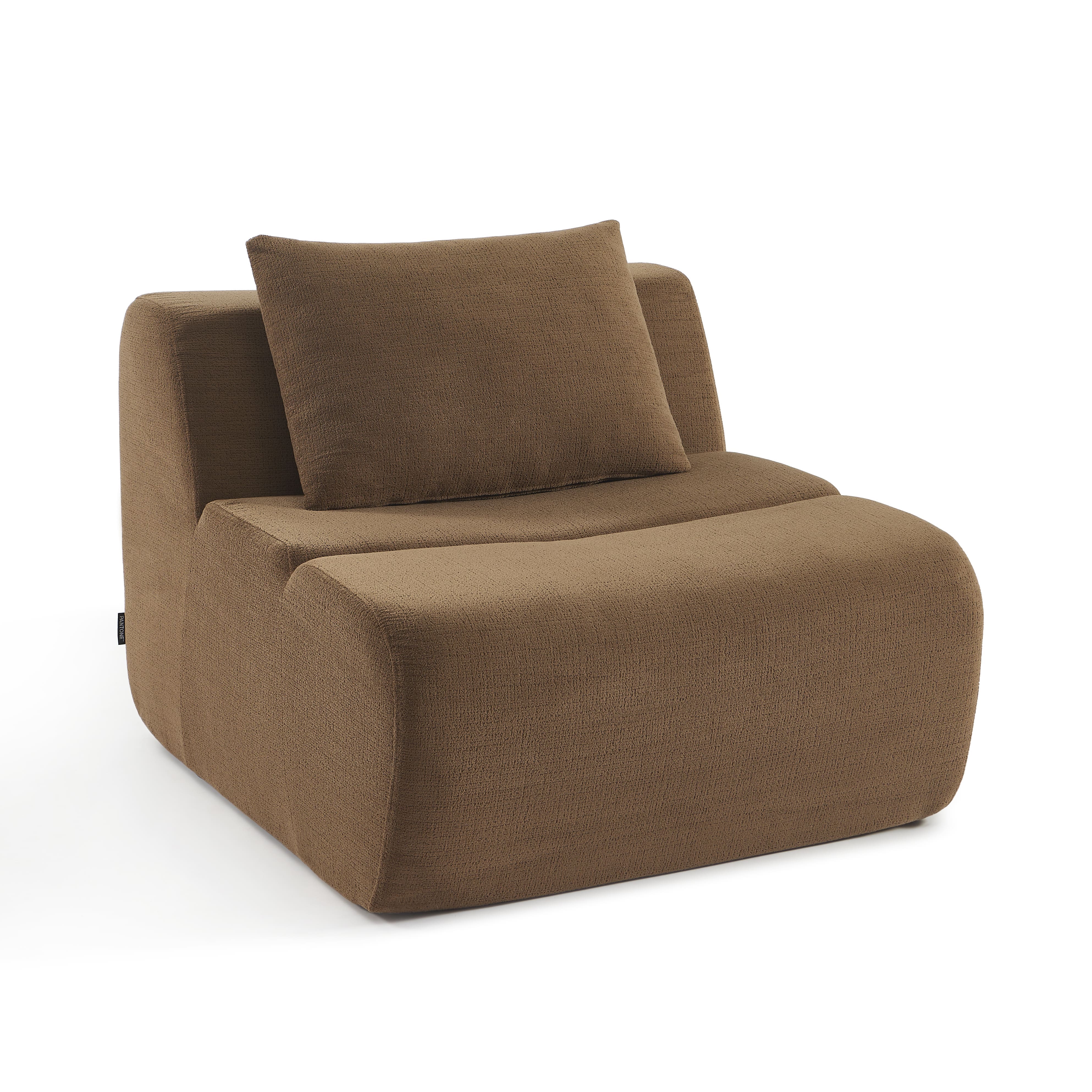 Chauffeuse 1 place en tissu, PANTONE