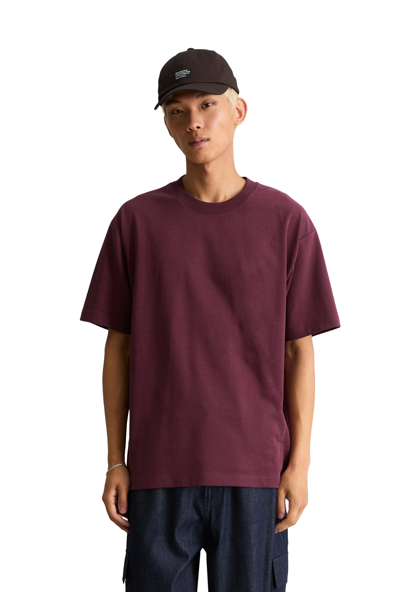 T-shirt ample en jersey de coton bio épais, MARC O’POLO DENIM