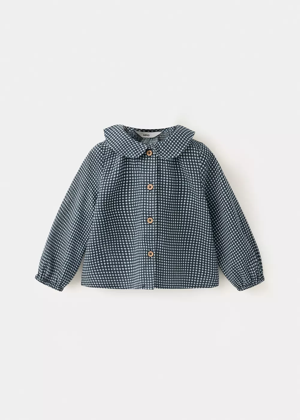 Chemise à carreaux en coton, MANGO BABY