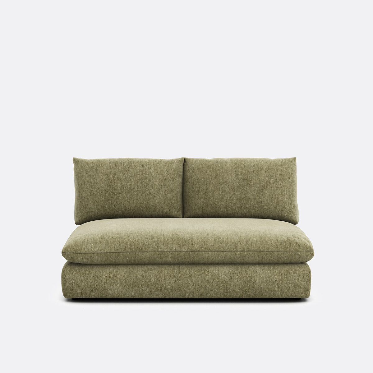 LA REDOUTE INTERIEURS Modulaire 2-zitsbank.gemêleerd polyester, Malo