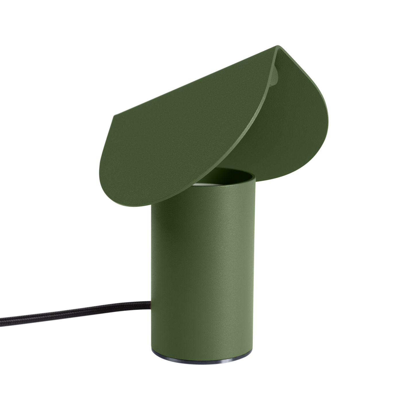 Lampe de bureau Aluminium Vert Olive LED 1 Biscuit, EDEN