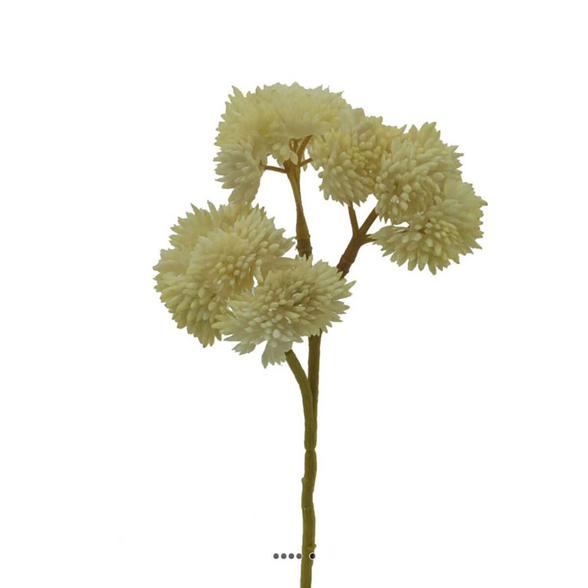 Sedum factice en tige pour exterieur H 20 cm, ARTIFICIELLES