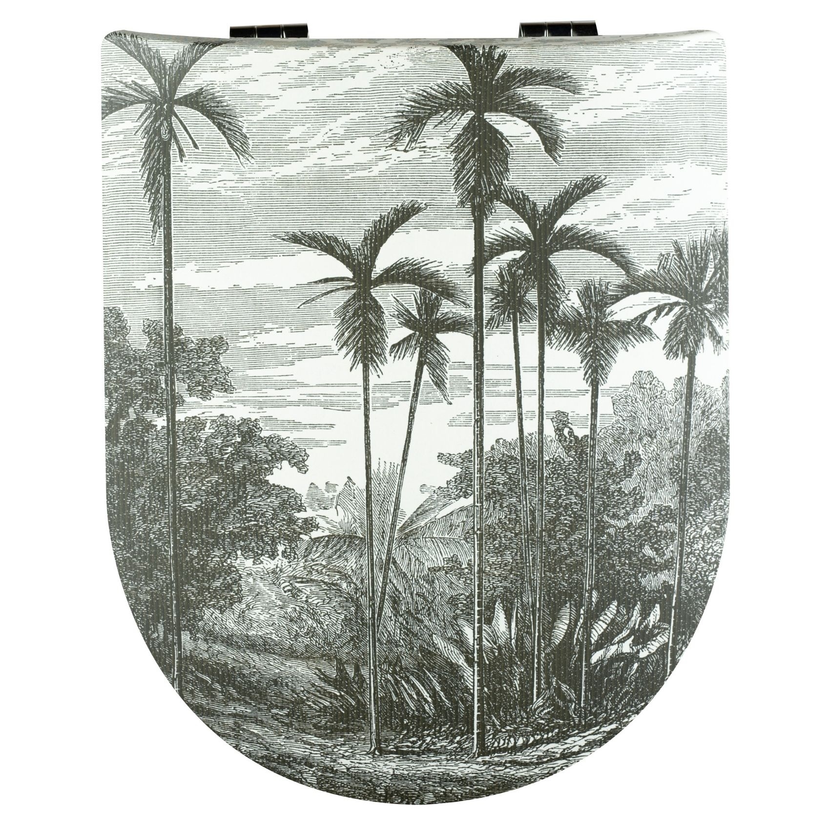 Abattant wood slim déclipsable esprit exotique, HOME MAISON