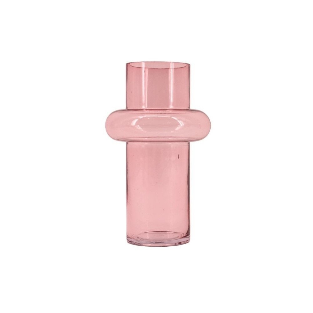 Vase anneau en verre, H20cm, DECOSTAR