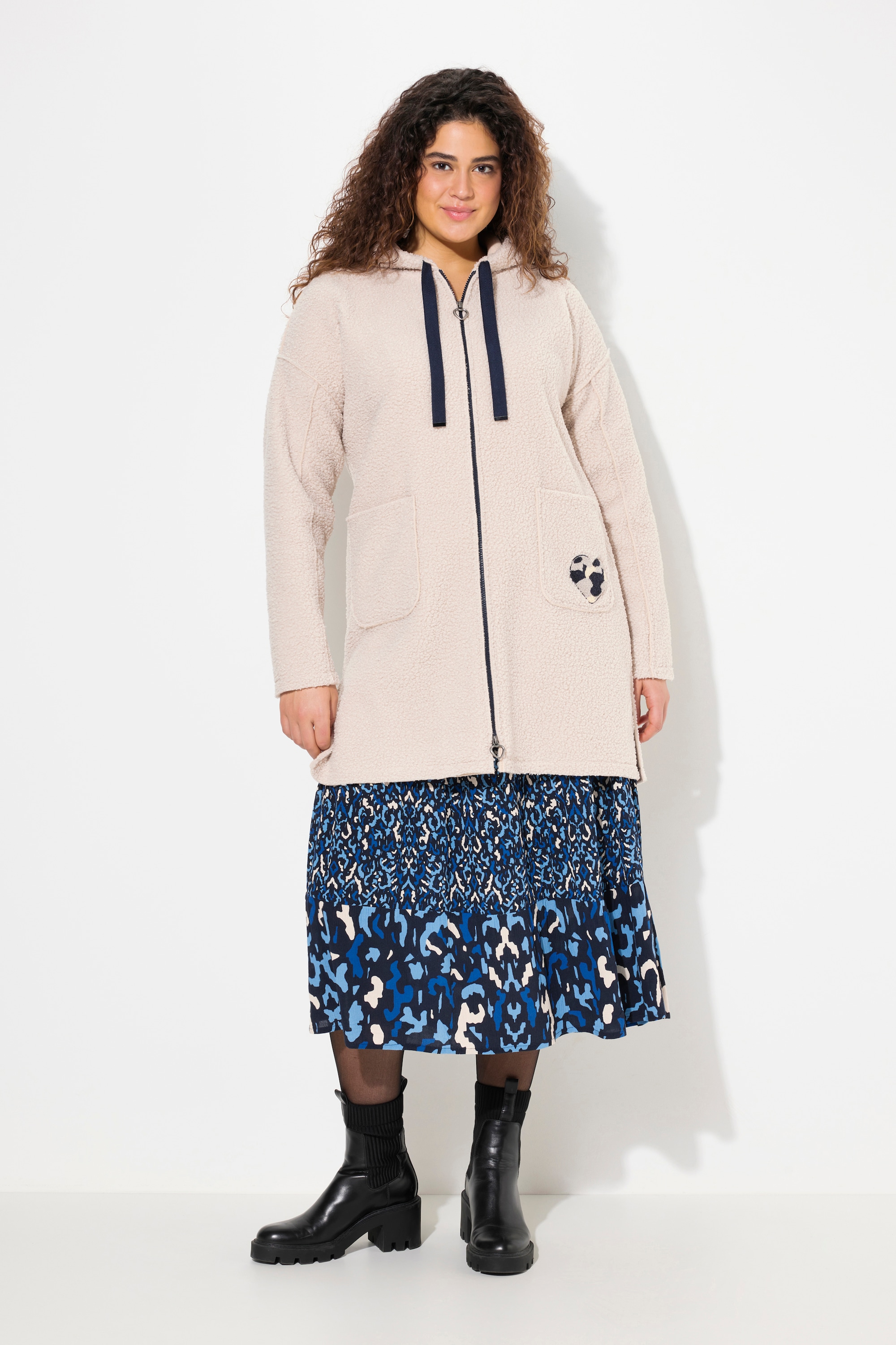 Veste longue oversize avec capuche, ULLA POPKEN