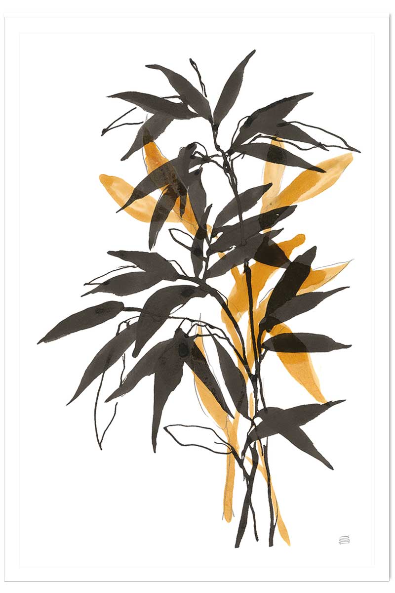 Poster orange bambou, HEXOA