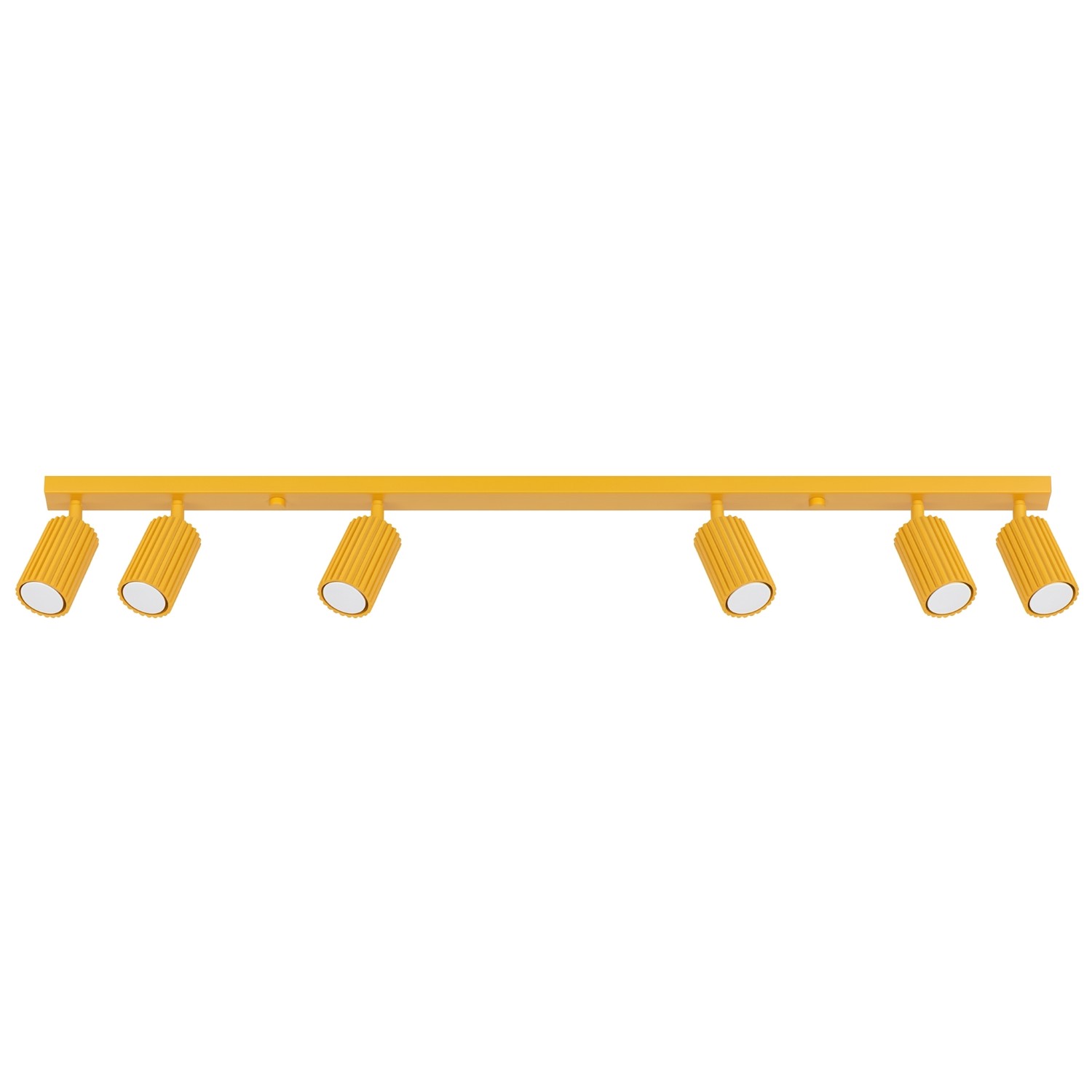 Plafonnier Aluminium Jaune GU10 6 Karbon, EDEN