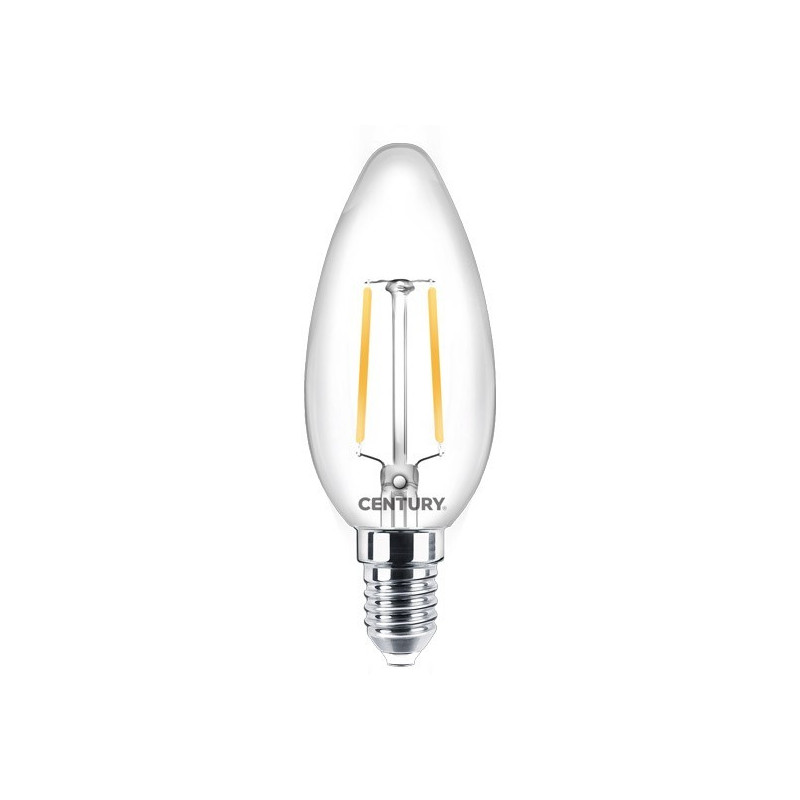 Ampoule Filament Led E14 2 W Olive Blanc Chaud, MILLUMINE