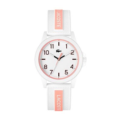 Montre analogique teen rider blanc blanc blanc rose Lacoste La