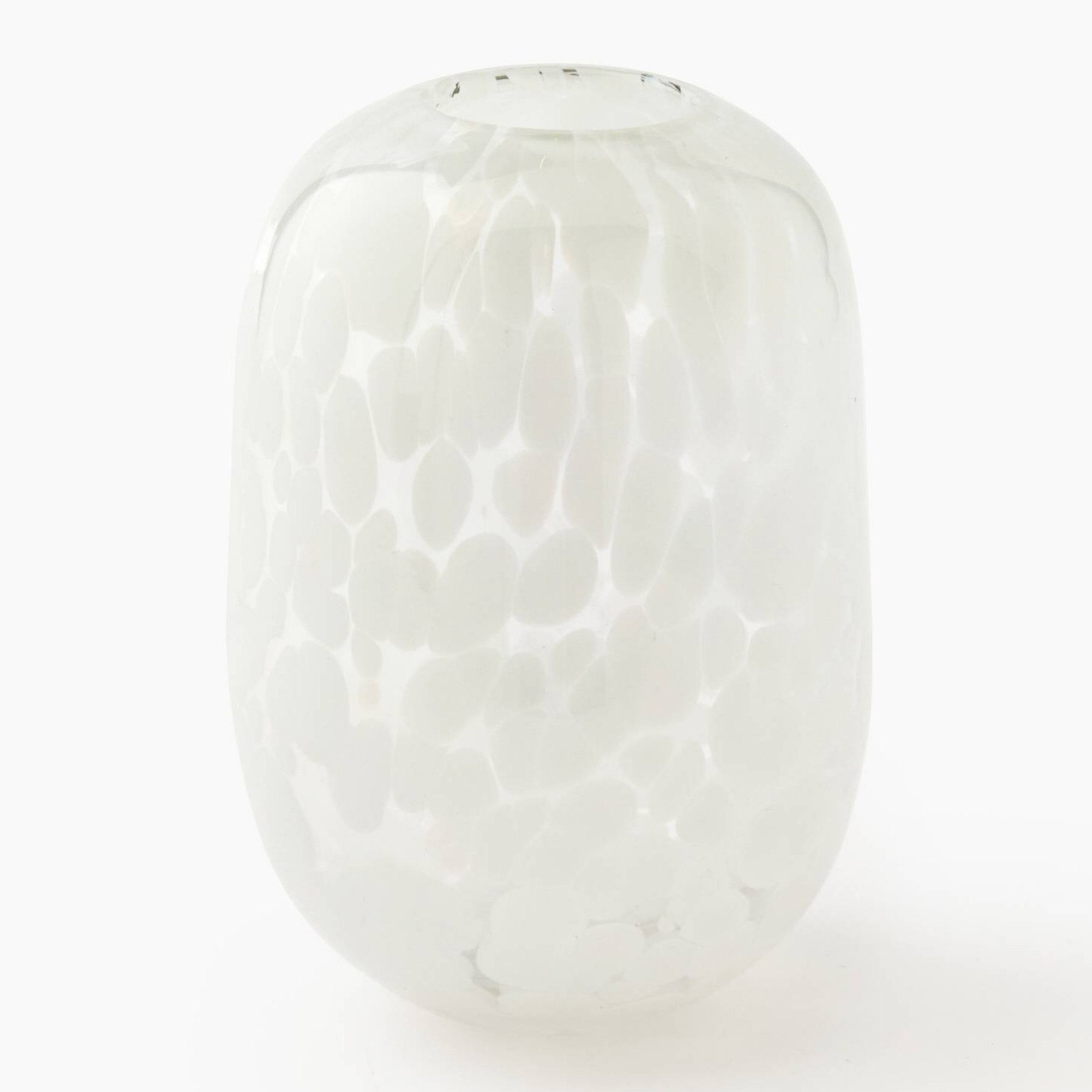 Vase tacheté, 11x11x16.5cm, en verre, MONOPRIX