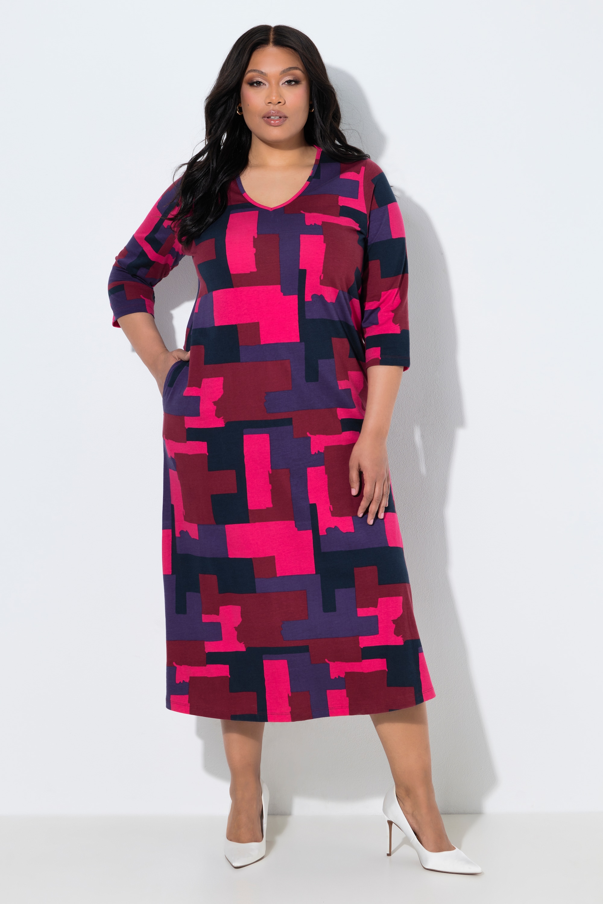Robe maxi en jersey, ULLA POPKEN