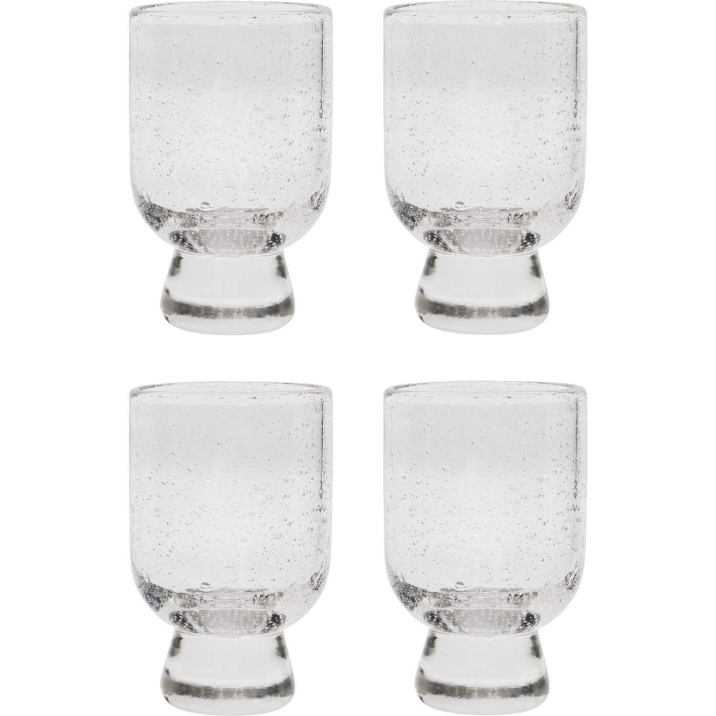 Lot de 4 verres à pied Rich, HOUSE DOCTOR