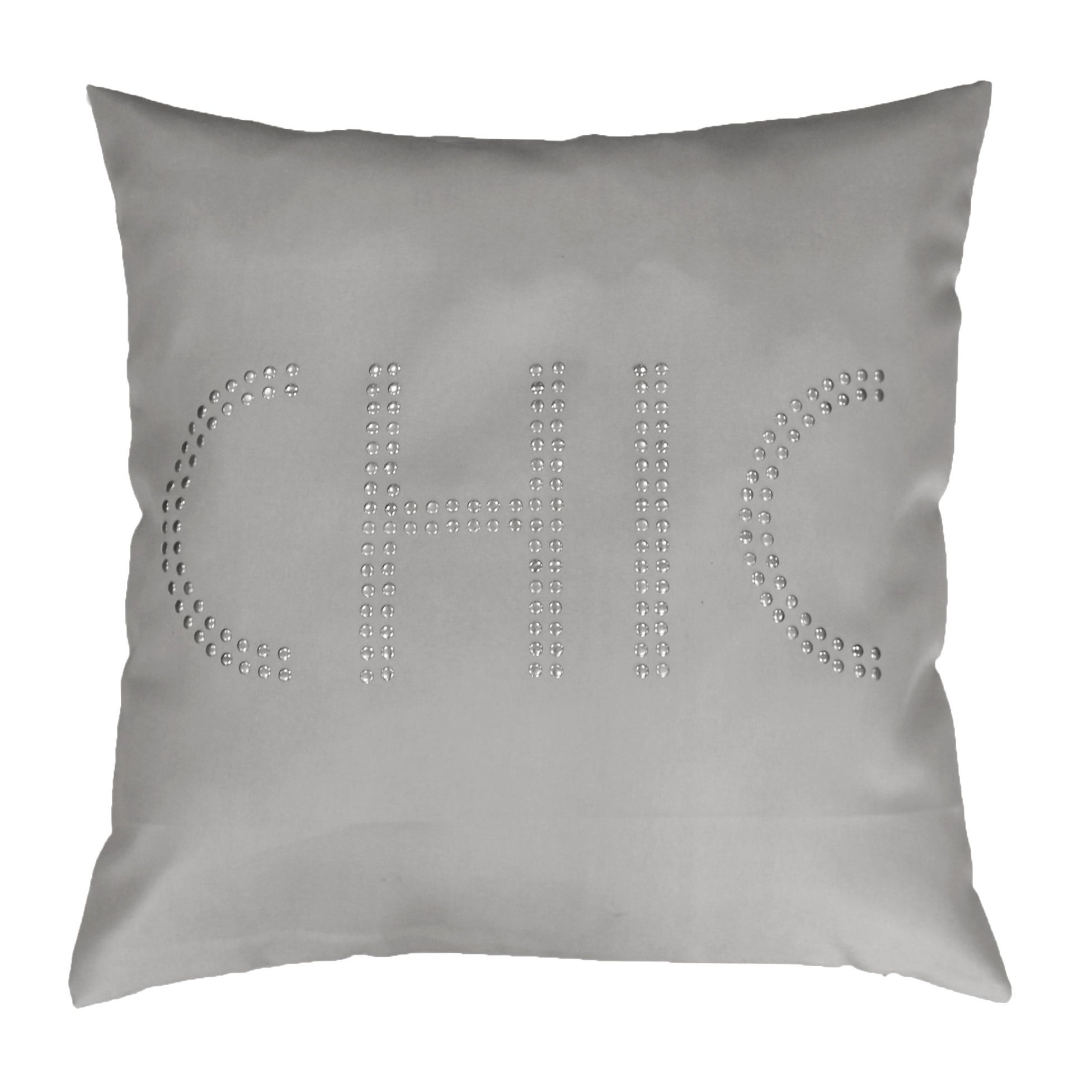 Housse de coussin Chic Gris 40 x 40 cm, EDEN