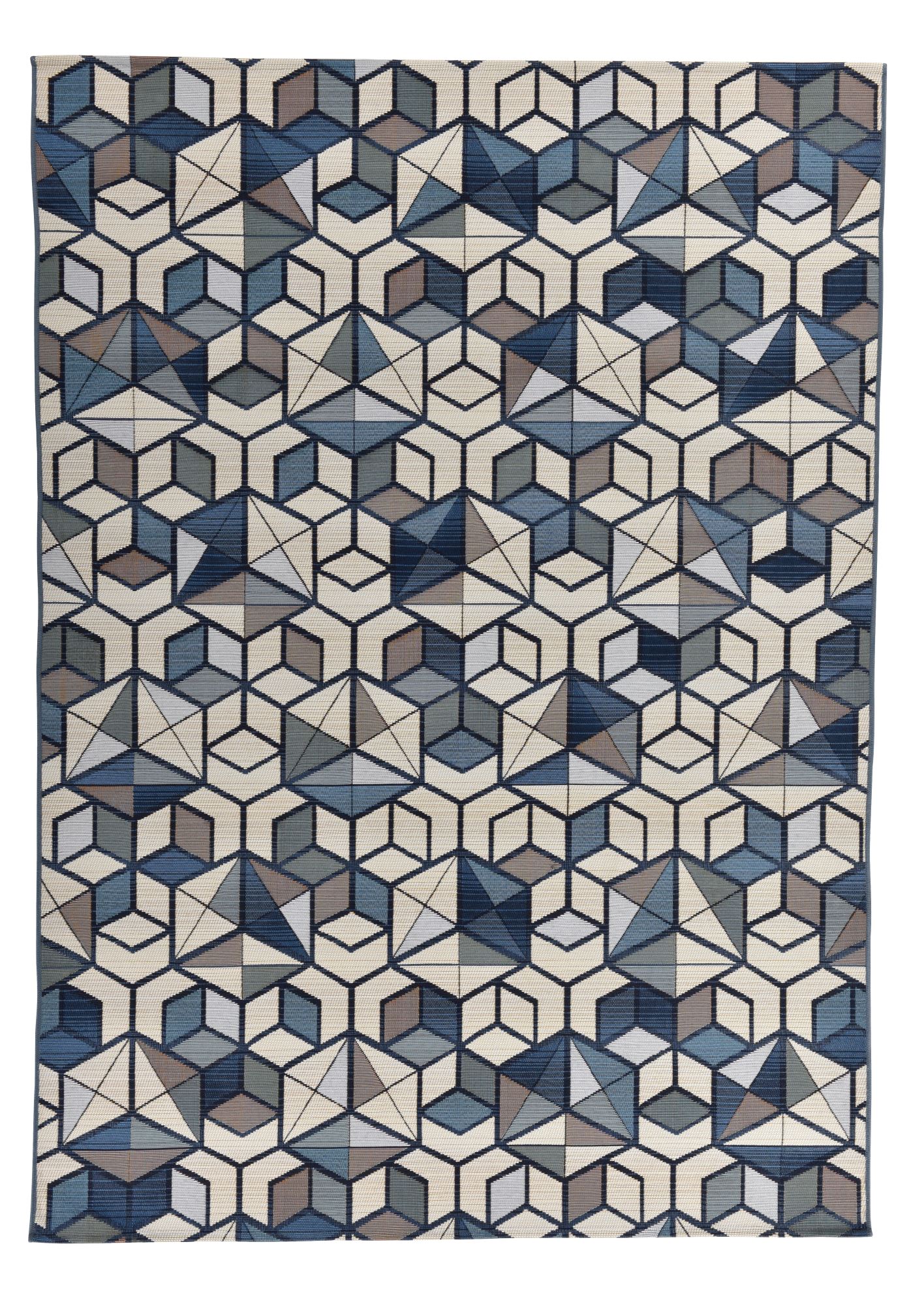 Tapis outdoor et indoor Valentina, tissé plat, GINO FALCONE