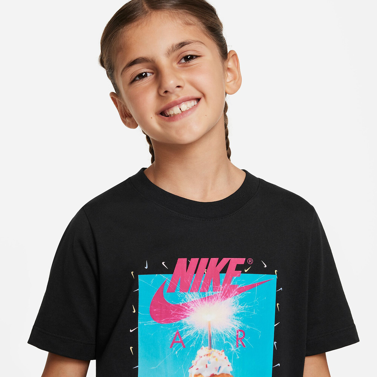 T-shirt Garçon Manches Courtes Imprimé 3D - Motifs Dinosaure, Espace, Loup - Taille 6 à 16 Ans - 5