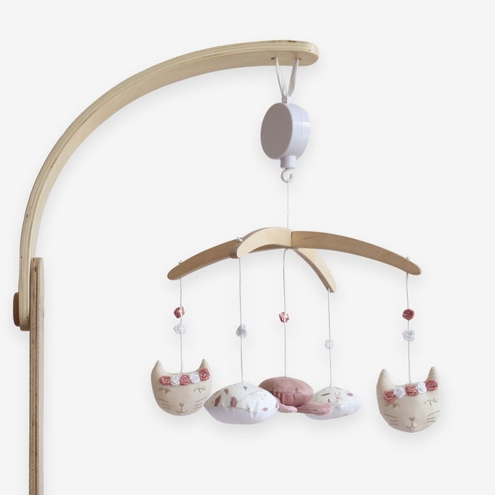 Mobile bébé en bois mobile lit bébé cloche carillon éolien bébé avec nuages étoiles crochet Mobile bébé en bois mobile lit bébé cloche carillon éolien bébé avec nuages étoiles crochet