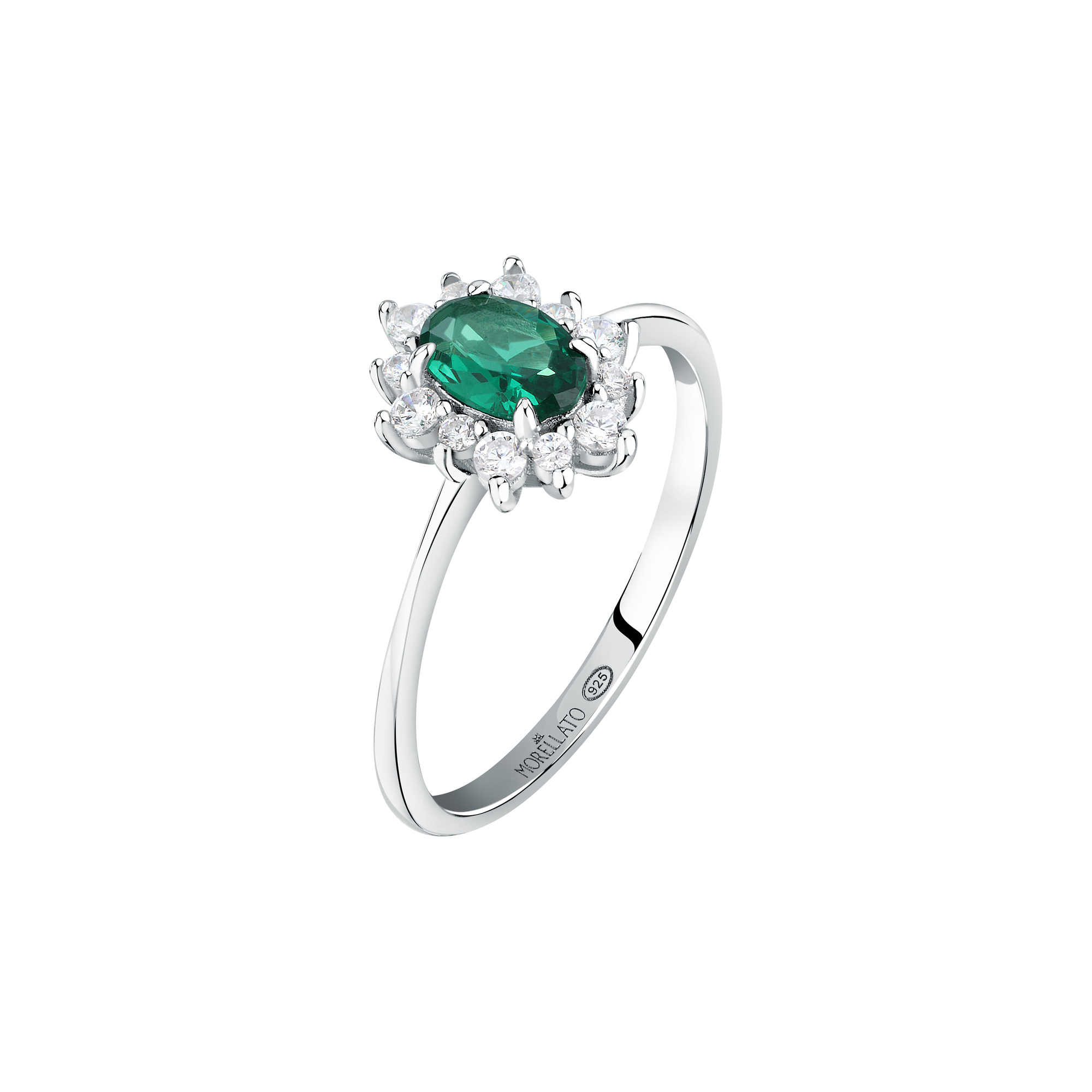 Bague en Argent 925%, Zircons TESORI, MORELLATO