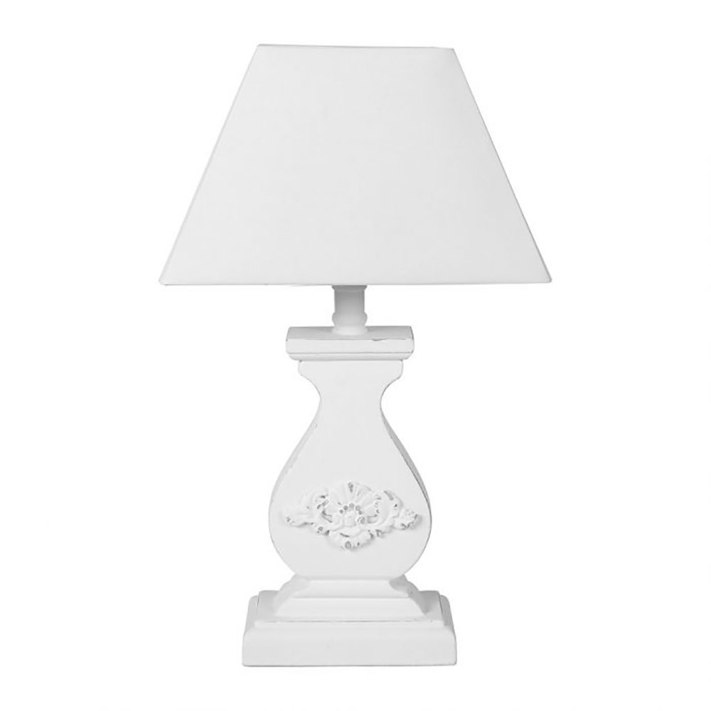 Lampe charme Relief blanc, DECORATIE