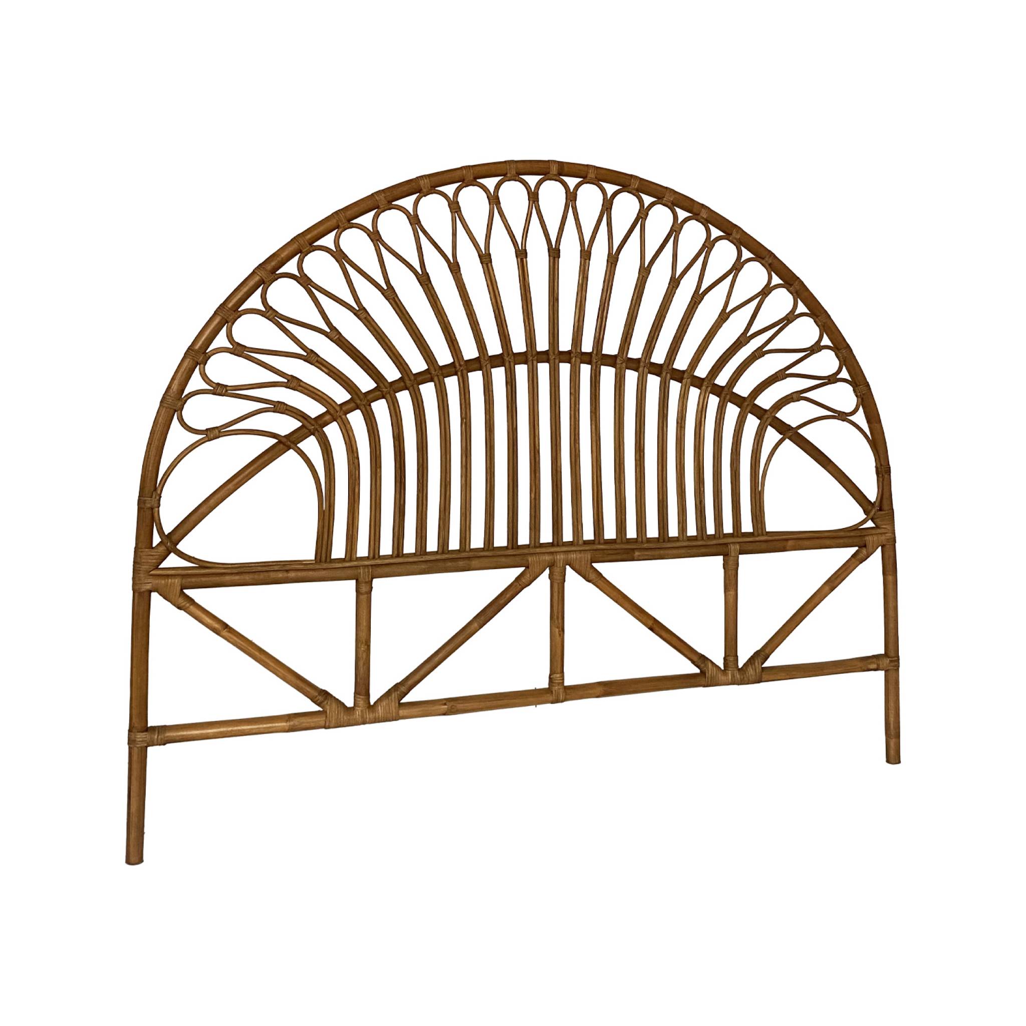 Tête de lit vintage rotin foncé MALACCA, SWEEEK